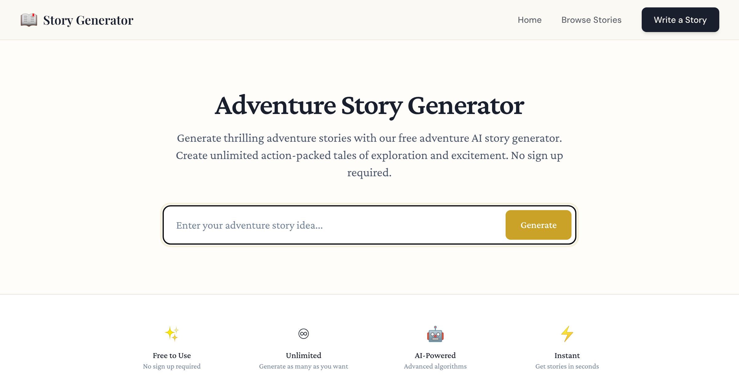 Adventure Story Generator - Free AI Adventure Stories ...