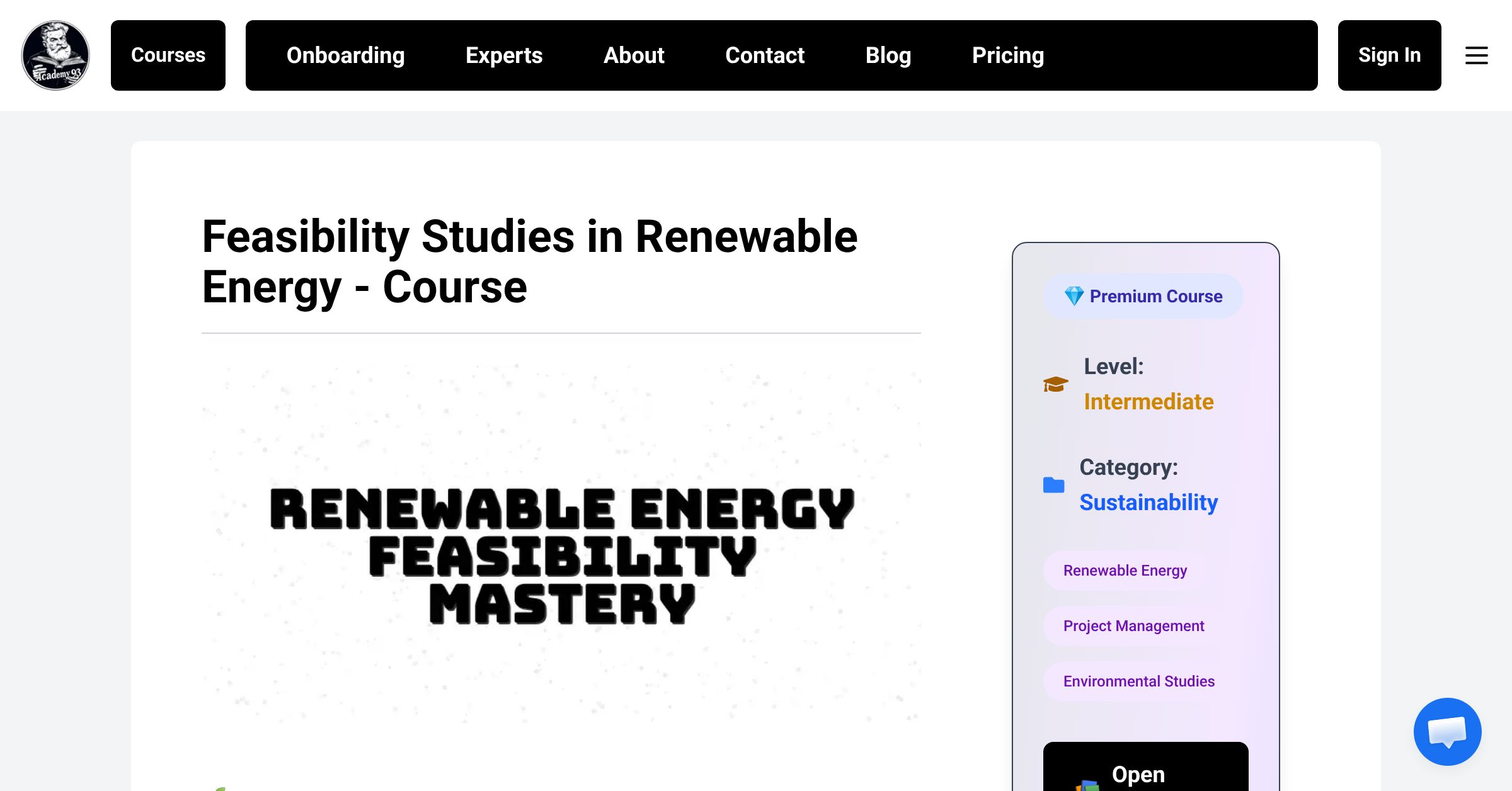 Course Overview | Feasibility Studies in Renewable Energy - Course ...