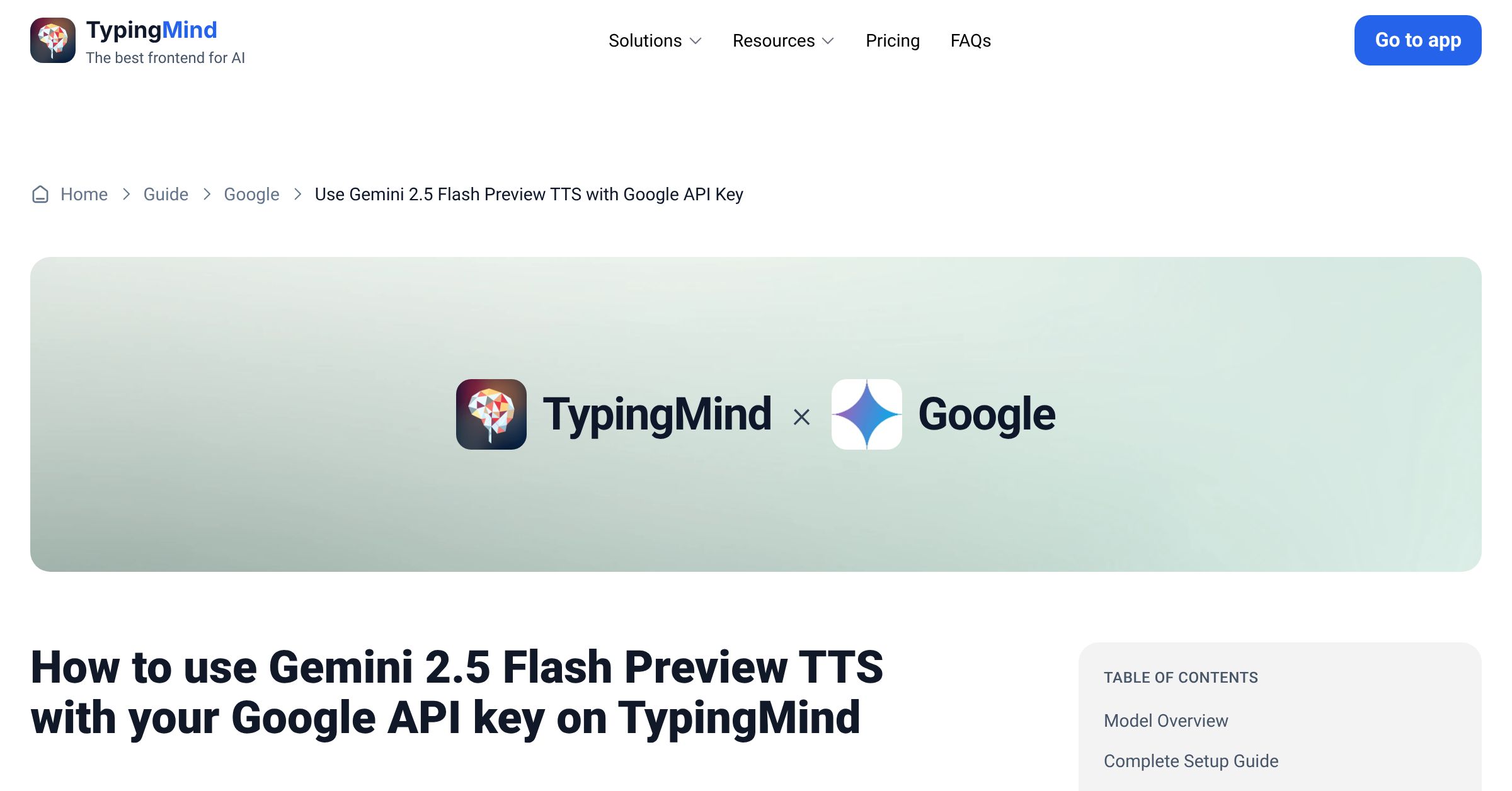 Connect and use Gemini 2.5 Flash Preview TTS from Google with API Key ...