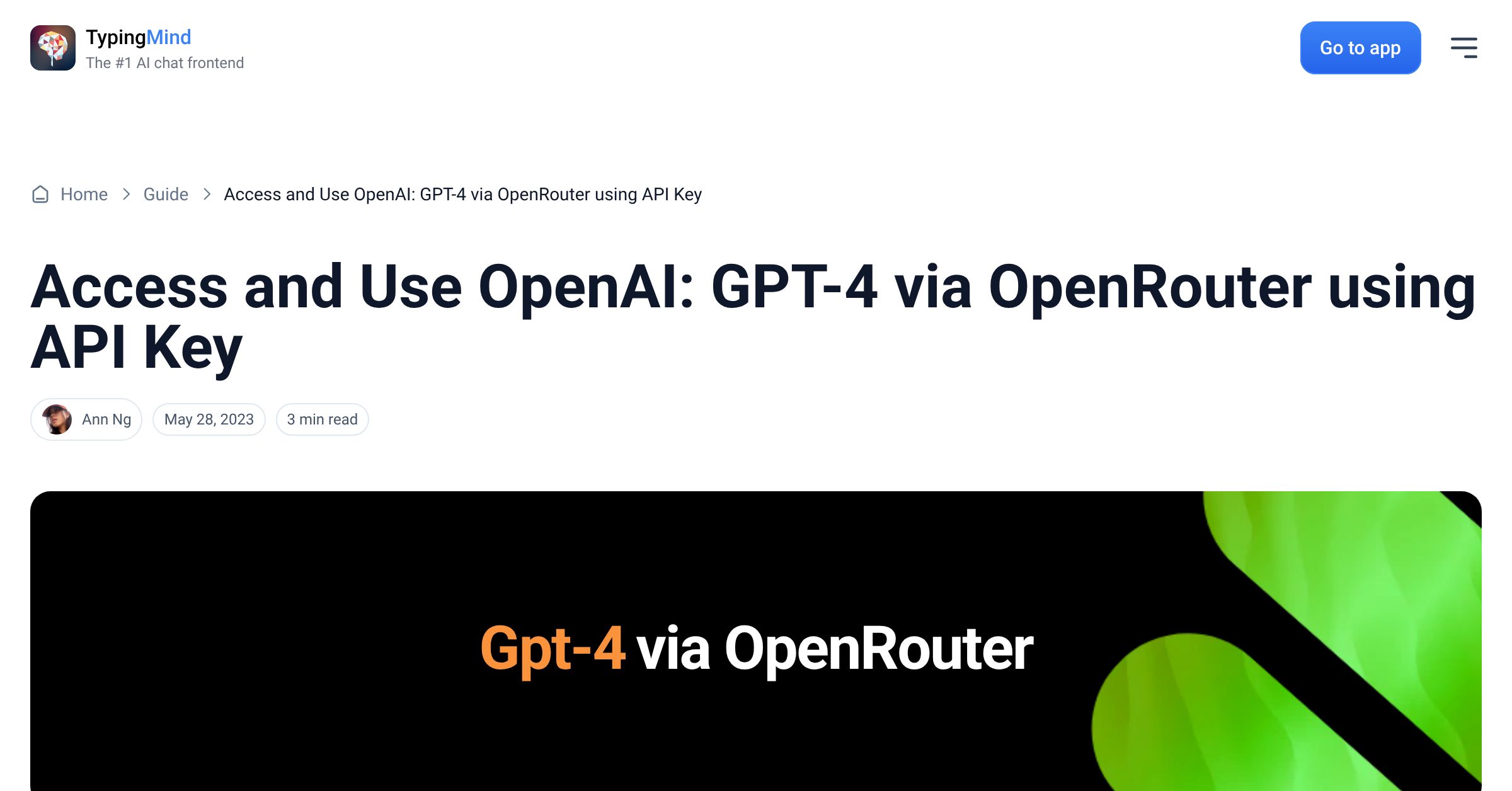 Cover image for Access OpenAI: GPT-4 via OpenRouter