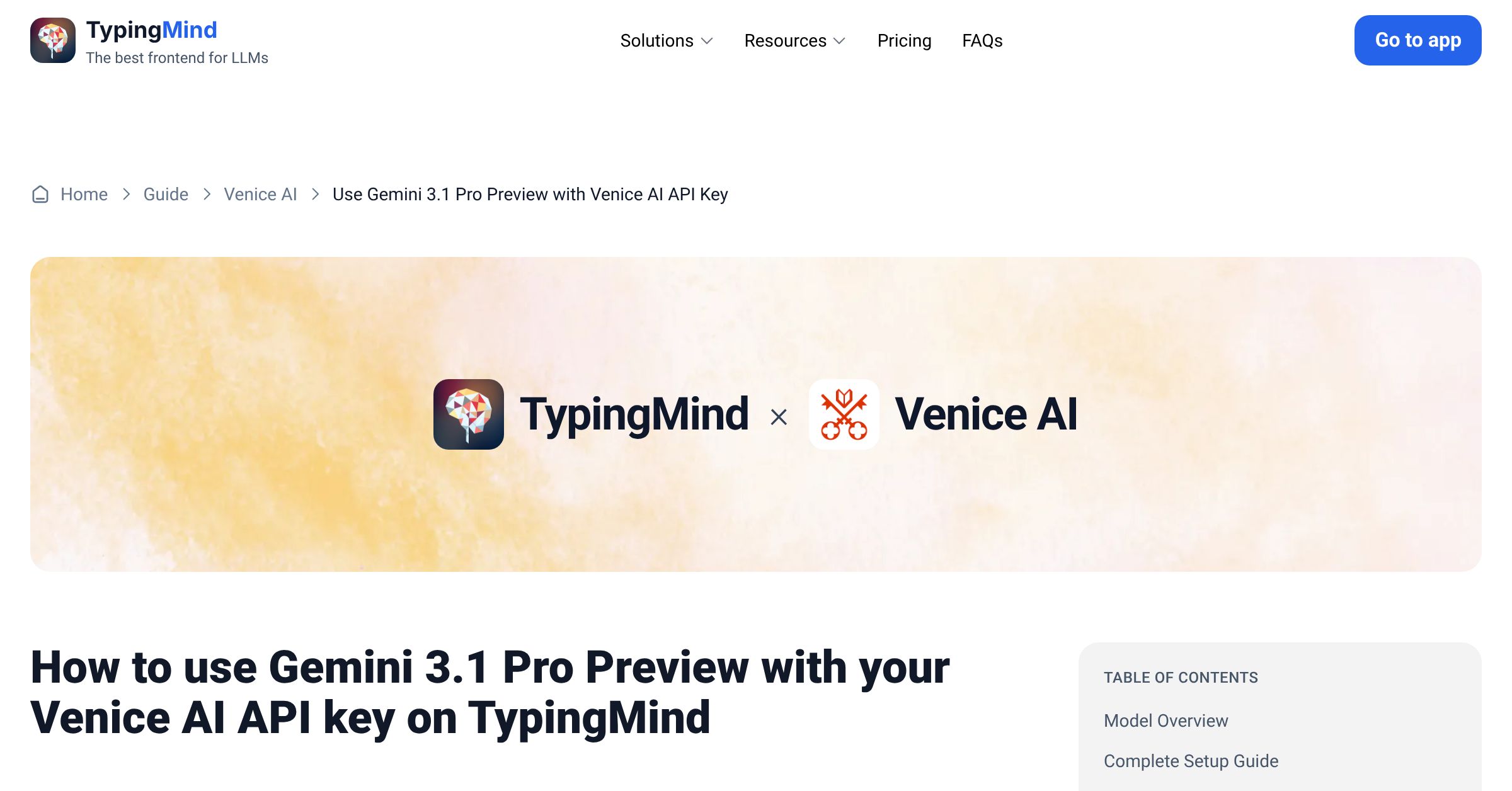 Connect and use Gemini 3.1 Pro Preview from Venice AI with API Key ...