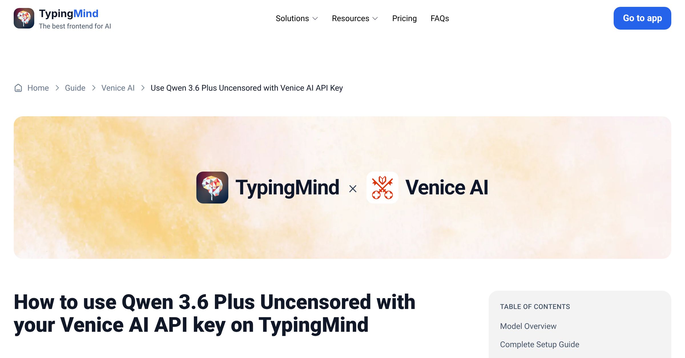 Connect and use Qwen 3.6 Plus Uncensored from Venice AI with API Key ...