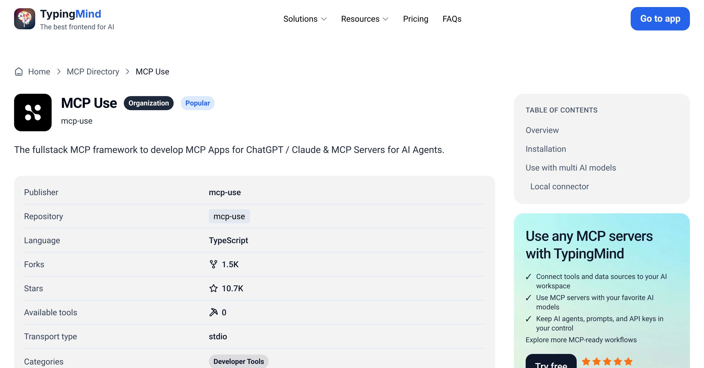MCP Use MCP Server: Tools & Setup Guide | TypingMind