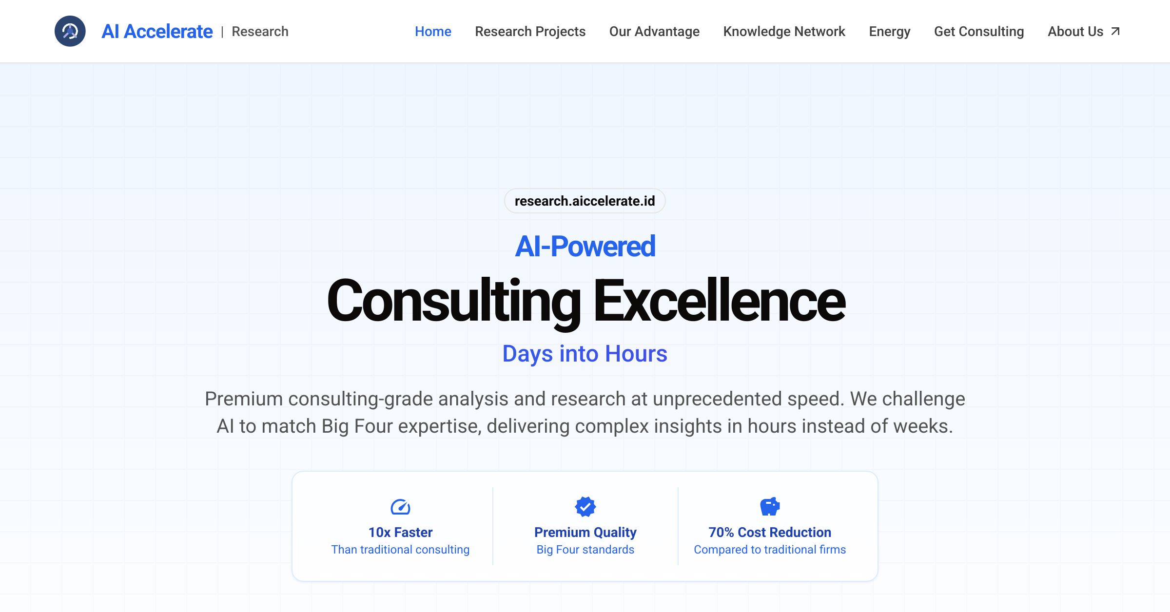 AI-Powered Consulting Excellence